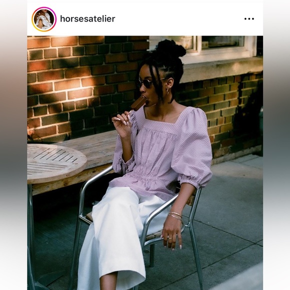 Horses Atelier Tops - Horses Atelier Riviera Blouse